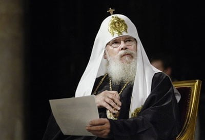 Le patriarche Alexis II de Moscou