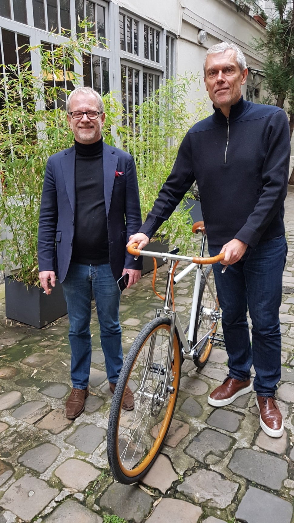 Frédéric Jastrzebski en compagnie de Vincent Rebours