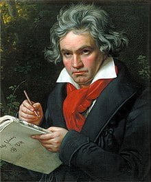 Portrait de Beethoven par Joseph Karl Stieler, 1820