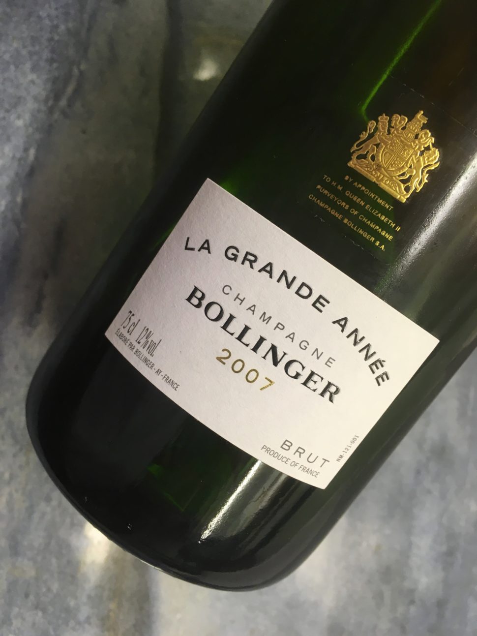 La grande année Champagne Bollinger