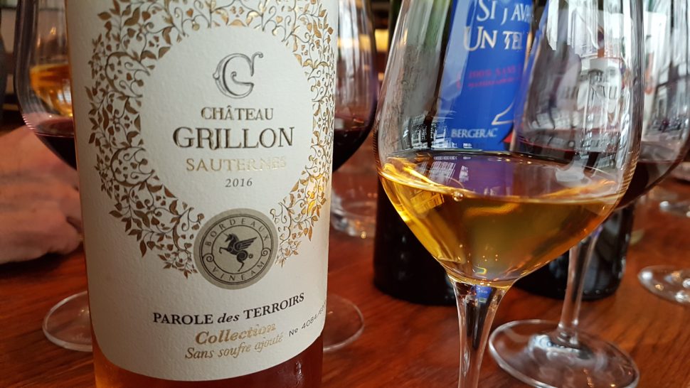 Sauternes Château Grillon 2016, Parole de Terroirs. Photo 