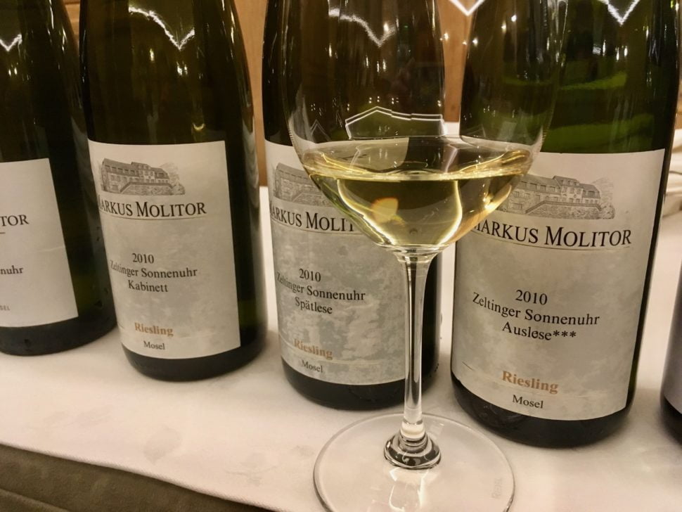 Markus Molitor riesling Moselle 2010.