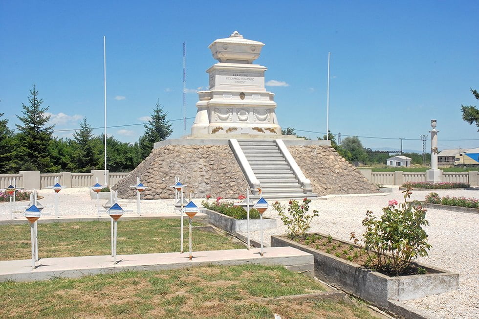 Le Cimetière militaire français de Bitola.
