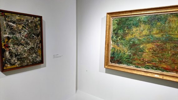 Pollock face Monet Musée de l’Orangerie. 