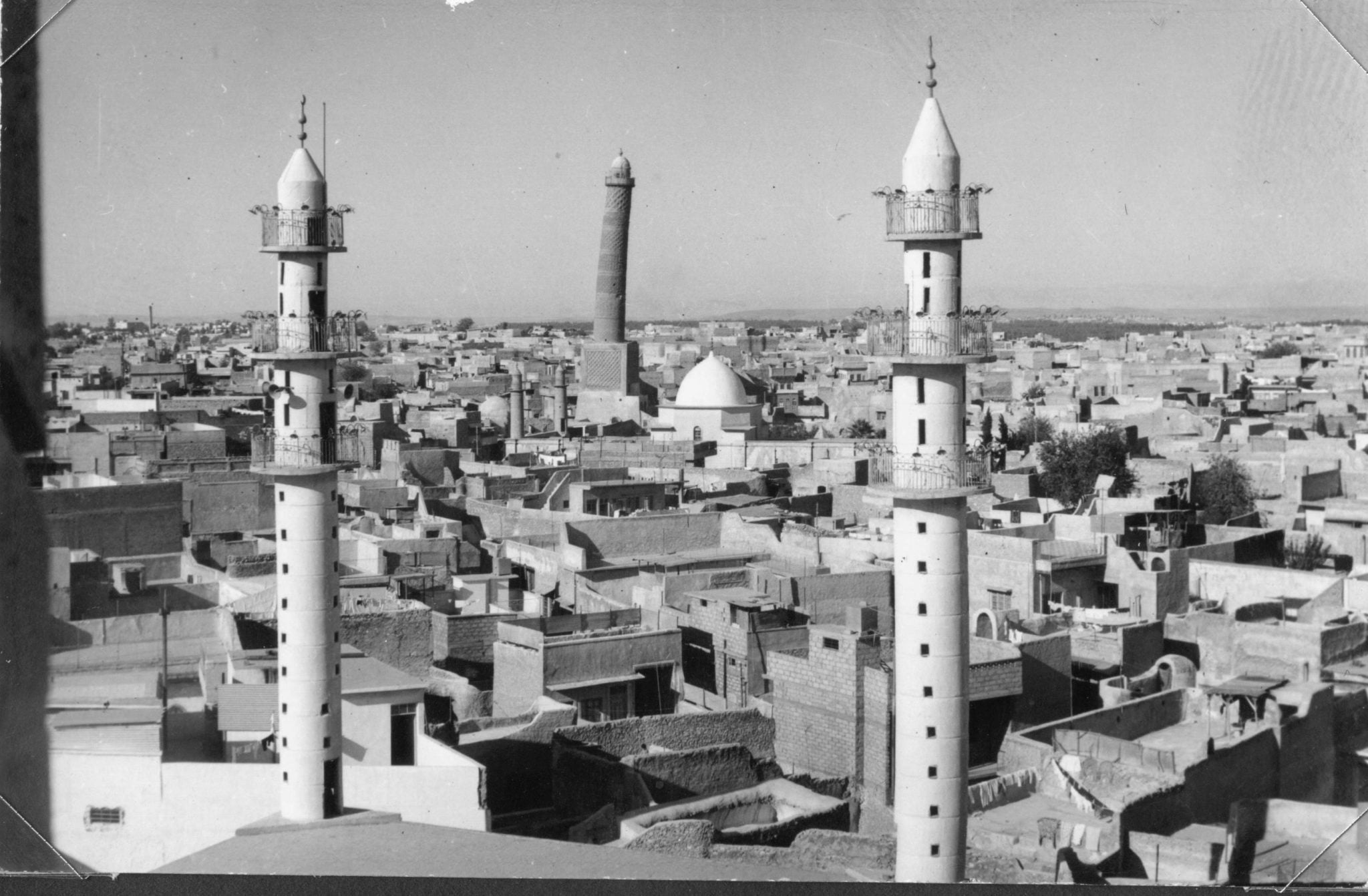 Vue de Mossoul ouest depuis Notre-Dame de l’Heure, Irak