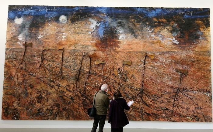 Anselm Kiefer, “Field of the Cloth of Gold” (Gagosian Le Bourget)