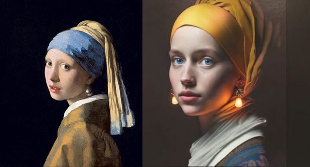 Vermeer en vrai (Rijksmuseum - Prinsenhof Delf) ou en virtuel !